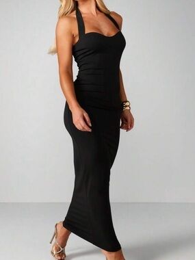 Black maxi dress